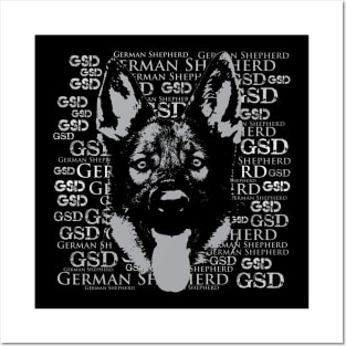 German Shepherd Dog - GSD Posters and Art